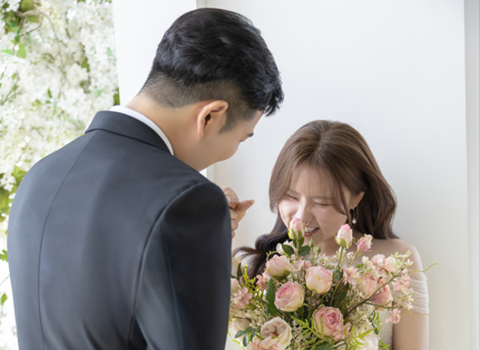 김창남과 이아름의 웨딩 사진